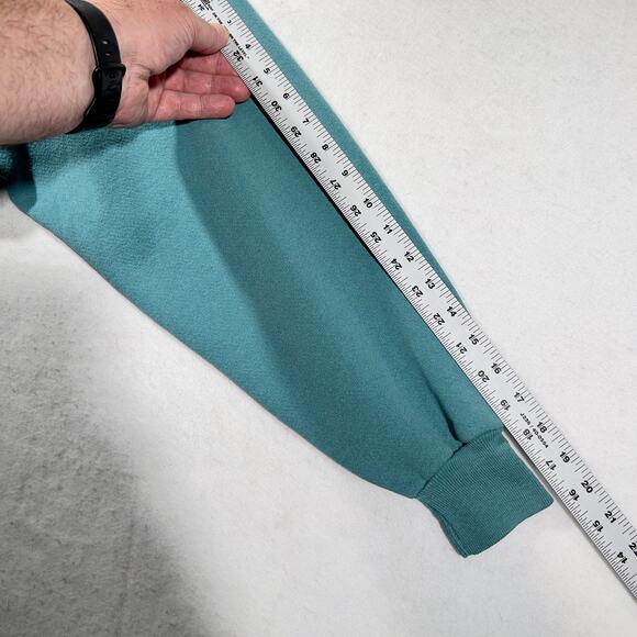 Hanes Heavyweight Sweatshirt Unisex XL Memory Walk Logo On Front Green Fleece - Picture 8 of 9